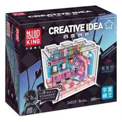 MouldKing 24037 Mould King 24037 NGÀY TÓC bộ đồ chơi xếp lắp ráp ghép mô hình HAIR SALON DAY 388 khối