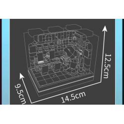 MouldKing 24037 Mould King 24037 NGÀY TÓC bộ đồ chơi xếp lắp ráp ghép mô hình HAIR SALON DAY 388 khối