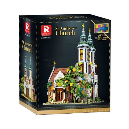 REOBRIX 66023 NHÀ THỜ THÁNH ANDREW bộ đồ chơi xếp lắp ráp ghép mô hình Creator ST.ANDREW'S CHURCH Sáng Tạo 3306 khối
