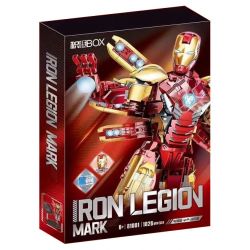 ACCUMULATED CORE 81001 DẤU ẤN QUÂN ĐOÀN SẮT bộ đồ chơi xếp lắp ráp ghép mô hình Super Heroes Siêu Nhân Anh Hùng 1026 khối