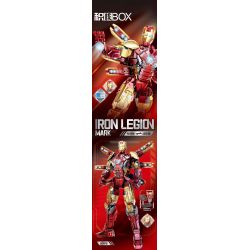 ACCUMULATED CORE 81001 DẤU ẤN QUÂN ĐOÀN SẮT bộ đồ chơi xếp lắp ráp ghép mô hình Super Heroes Siêu Nhân Anh Hùng 1026 khối