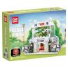 GAOMISI T2069 2069 CỬA HÀNG HOA THỦY TINH bộ đồ chơi xếp lắp ráp ghép mô hình FLOWER SHOP 597 khối