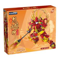 KAIDO KD99028 99028 TRUYỀN THUYẾT SHAN HAI JING ZHU RONG THẦN LỬA VÀ BẢO VỆ THẾ GIỚI CHONGLI bộ đồ chơi xếp lắp ráp ghép mô hình