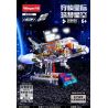 WANGAO 288005 TÀU CON THOI XUYÊN QUA CÁC VÌ SAO VÀ GIẤC MƠ CỦA BẦU TRỜI ĐẦY bộ đồ chơi xếp lắp ráp ghép mô hình 411 khối