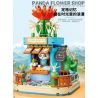 ZHEGAO 663012-3 CỬA HÀNG HOA GẤU TRÚC XƯƠNG RỒNG bộ đồ chơi xếp lắp ráp ghép mô hình PANDA FLOWER SHOP CACTUS 485 khối