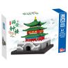 ZHEGAO LZ8312 8312 THÁP CHUÔNG TÂY AN bộ đồ chơi xếp lắp ráp ghép mô hình Architecture BELL TOWER Công Trình Kiến Trúc 992 khối