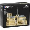 BAKA TECHNOLOGY 33213 NHÀ THỜ ĐỨC BÀ PARIS bộ đồ chơi xếp lắp ráp ghép mô hình Creator NOTRE DAME DE PARIS Sáng Tạo 8225 khối
