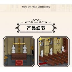 BAKA TECHNOLOGY 33213 NHÀ THỜ ĐỨC BÀ PARIS bộ đồ chơi xếp lắp ráp ghép mô hình Creator NOTRE DAME DE PARIS Sáng Tạo 8225 khối