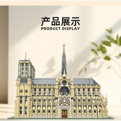 BAKA TECHNOLOGY 33213 NHÀ THỜ ĐỨC BÀ PARIS bộ đồ chơi xếp lắp ráp ghép mô hình Creator NOTRE DAME DE PARIS Sáng Tạo 8225 khối