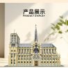 BAKA TECHNOLOGY 33213 NHÀ THỜ ĐỨC BÀ PARIS bộ đồ chơi xếp lắp ráp ghép mô hình Creator NOTRE DAME DE PARIS Sáng Tạo 8225 khối