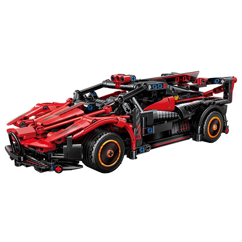 QMAN ENLIGHTEN KEEPPLEY 91003 TỐC ĐỘ CHÍNH XÁC THẦN CHIẾN TRANH ĐỎ bộ đồ chơi xếp lắp ráp ghép mô hình Technic Kỹ Thuật Công Nghệ Cao Mô Hình Phương Tiện 740 khối