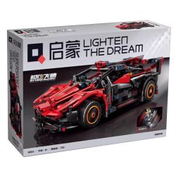 QMAN ENLIGHTEN KEEPPLEY 91003 TỐC ĐỘ CHÍNH XÁC THẦN CHIẾN TRANH ĐỎ bộ đồ chơi xếp lắp ráp ghép mô hình Technic Kỹ Thuật Công Nghệ Cao Mô Hình Phương Tiện 740 khối