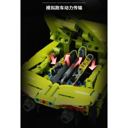 QMAN ENLIGHTEN KEEPPLEY 91004 TỐC ĐỘ TÍCH LŨY SAO CHỔI SẮC NÉT bộ đồ chơi xếp lắp ráp ghép mô hình Technic Kỹ Thuật Công Nghệ Cao Mô Hình Phương Tiện 728 khối