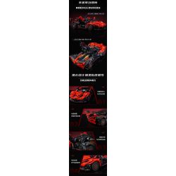 QMAN ENLIGHTEN KEEPPLEY 91004 TỐC ĐỘ TÍCH LŨY SAO CHỔI SẮC NÉT bộ đồ chơi xếp lắp ráp ghép mô hình Technic Kỹ Thuật Công Nghệ Cao Mô Hình Phương Tiện 728 khối