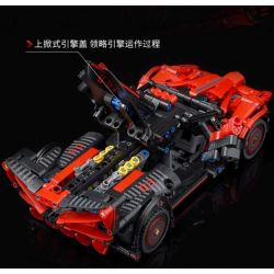 QMAN ENLIGHTEN KEEPPLEY 91004 TỐC ĐỘ TÍCH LŨY SAO CHỔI SẮC NÉT bộ đồ chơi xếp lắp ráp ghép mô hình Technic Kỹ Thuật Công Nghệ Cao Mô Hình Phương Tiện 728 khối