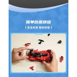 QMAN ENLIGHTEN KEEPPLEY 91001 TỐC ĐỘ CHÍNH XÁC SPEEDSTER bộ đồ chơi xếp lắp ráp ghép mô hình Speed Champions Racing Cars Đua Xe Công Thức 282 khối