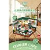 ZHEGAO 612024 QUÁN CÀ PHÊ GÓC PHỐ bộ đồ chơi xếp lắp ráp ghép mô hình CORNER CAFE 527 khối