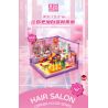 ZHEGAO 612025 CỬA HÀNG LÀM TÓC bộ đồ chơi xếp lắp ráp ghép mô hình HAIR SALON 583 khối