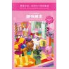 ZHEGAO 612025 CỬA HÀNG LÀM TÓC bộ đồ chơi xếp lắp ráp ghép mô hình HAIR SALON 583 khối