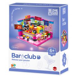 ZHEGAO 612027 CÂU LẠC BỘ QUÁN BAR bộ đồ chơi xếp lắp ráp ghép mô hình BAR CLUB 602 khối