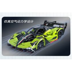 CADA DOUBLEE C51303 51303 XE THỂ THAO MA QUÁI tỷ lệ 1:14 bộ đồ chơi xếp lắp ráp ghép mô hình Technic Kỹ Thuật Công Nghệ Cao Mô Hình Phương Tiện 359 khối