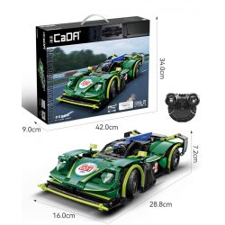 CADA DOUBLEE C51308 51308 XE THỂ THAO CHIẾN BINH BÓNG ĐÊM tỷ lệ 1:14 bộ đồ chơi xếp lắp ráp ghép mô hình Technic Kỹ Thuật Công Nghệ Cao Mô Hình Phương Tiện 388 khối