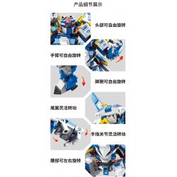 ACHKO 80031 CƠ KHÍ HIỆP SĨ THIÊN TƯỜNG bộ đồ chơi xếp lắp ráp ghép mô hình SOARING KNIGHT 451 khối