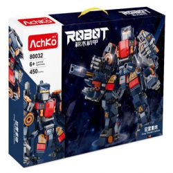 ACHKO 80032 MECHA PHÁO ĐIÊN CUỒNG bộ đồ chơi xếp lắp ráp ghép mô hình CRAZY THUNDER CANNON 450 khối