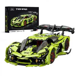 MOYU BLOCK MY88028 88028 LAMBO 3000 GTR PHIÊN BẢN ĐƯỜNG ĐUA 1:8 tỷ lệ 1:8 bộ đồ chơi xếp lắp ráp ghép mô hình Technic Kỹ Thuật Công Nghệ Cao Mô Hình Phương Tiện 3130 khối