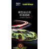 MOYU BLOCK MY88028 88028 LAMBO 3000 GTR PHIÊN BẢN ĐƯỜNG ĐUA 1:8 tỷ lệ 1:8 bộ đồ chơi xếp lắp ráp ghép mô hình Technic Kỹ Thuật Công Nghệ Cao Mô Hình Phương Tiện 3130 khối