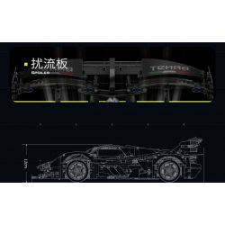 MOYU BLOCK MY88028 88028 LAMBO 3000 GTR PHIÊN BẢN ĐƯỜNG ĐUA 1:8 tỷ lệ 1:8 bộ đồ chơi xếp lắp ráp ghép mô hình Technic Kỹ Thuật Công Nghệ Cao Mô Hình Phương Tiện 3130 khối