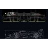 MOYU BLOCK MY88028 88028 LAMBO 3000 GTR PHIÊN BẢN ĐƯỜNG ĐUA 1:8 tỷ lệ 1:8 bộ đồ chơi xếp lắp ráp ghép mô hình Technic Kỹ Thuật Công Nghệ Cao Mô Hình Phương Tiện 3130 khối