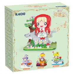 KAIDO KD99023 99023 TRUYỆN CỔ TÍCH XỨ SỞ THẦN TIÊN CÔ BÉ QUÀNG KHĂN ĐỎ HẠNH PHÚC bộ đồ chơi xếp lắp ráp ghép mô hình