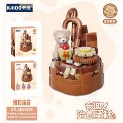 KAIDO KD99029 99029 BÁNH CHỮA BỆNH CỦA TEDDY TIRAMISU bộ đồ chơi xếp lắp ráp ghép mô hình