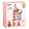 KAIDO KD99030 99030 BÁNH TEDDY CURE PHÔ MAI MUỐI BIỂN bộ đồ chơi xếp lắp ráp ghép mô hình