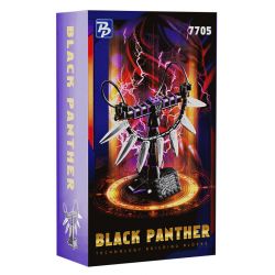 PANBO 7705 VÒNG CỔ CON BÁO ĐEN bộ đồ chơi xếp lắp ráp ghép mô hình Super Heroes BLACK PANTHER Siêu Nhân Anh Hùng
