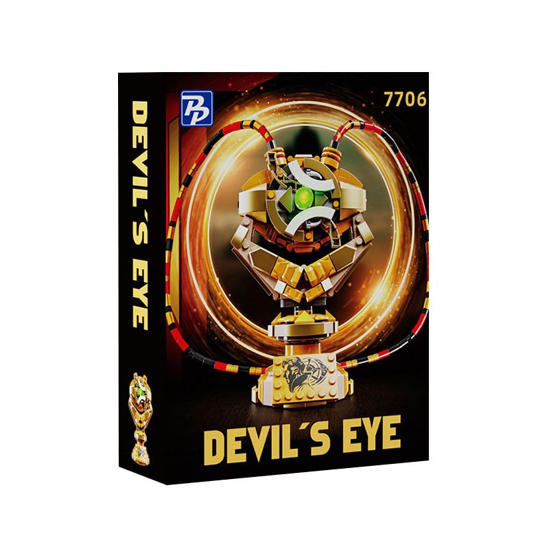 PANBO 7706 VÒNG CỔ BÁC SĨ LẠ bộ đồ chơi xếp lắp ráp ghép mô hình Super Heroes DEVIL'S EYE Siêu Nhân Anh Hùng
