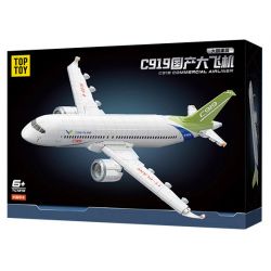 TOP TOY TC1210 1210 VŨ KHÍ LỢI HẠI CỦA CƯỜNG QUỐC C919 MÁY BAY CỠ LỚN SẢN XUẤT TRONG NƯỚC bộ đồ chơi xếp lắp ráp ghép mô hình City C919 COMMERCIAL AIRLINER Thành Phố 600 khối