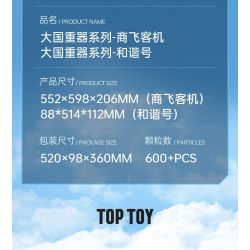 TOP TOY TC1210 1210 VŨ KHÍ LỢI HẠI CỦA CƯỜNG QUỐC C919 MÁY BAY CỠ LỚN SẢN XUẤT TRONG NƯỚC bộ đồ chơi xếp lắp ráp ghép mô hình City C919 COMMERCIAL AIRLINER Thành Phố 600 khối