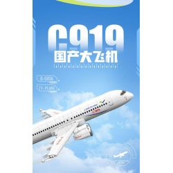 TOP TOY TC1210 1210 VŨ KHÍ LỢI HẠI CỦA CƯỜNG QUỐC C919 MÁY BAY CỠ LỚN SẢN XUẤT TRONG NƯỚC bộ đồ chơi xếp lắp ráp ghép mô hình City C919 COMMERCIAL AIRLINER Thành Phố 600 khối