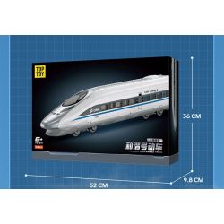 TOP TOY TC1211 1211 VŨ KHÍ LỢI HẠI CỦA CƯỜNG QUỐC TÀU CRH HARMONY bộ đồ chơi xếp lắp ráp ghép mô hình City RAILWAY HIGH-SPEED TRAIN Thành Phố 600 khối