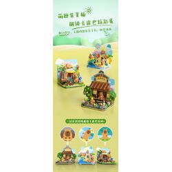 JAKI GK002 CAPIBARA NẰM NGHỈ BẰNG PHẲNG bộ đồ chơi xếp lắp ráp ghép mô hình CAPYBARA