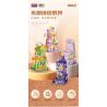 BALODY 21200 NGÔI NHÀ KẸO CẦU VỒNG bộ đồ chơi xếp lắp ráp ghép mô hình CANDY SHOP 498 khối
