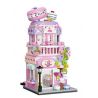 BALODY 21201 MACARON SAKURA bộ đồ chơi xếp lắp ráp ghép mô hình MACARONS SHOP 475 khối