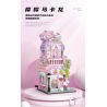 BALODY 21201 MACARON SAKURA bộ đồ chơi xếp lắp ráp ghép mô hình MACARONS SHOP 475 khối