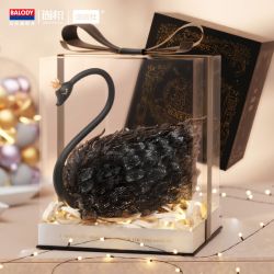 BALODY 21328 CHAOCHUANGSHE THIÊN NGA ĐEN bộ đồ chơi xếp lắp ráp ghép mô hình BLACK SWAN