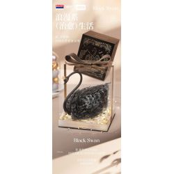 BALODY 21328 CHAOCHUANGSHE THIÊN NGA ĐEN bộ đồ chơi xếp lắp ráp ghép mô hình BLACK SWAN