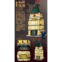 Kazi KY98735 98735 VÙNG ĐẤT HOA 6 LOẠI TÒA NHÀ THƯƠNG MẠI HULIAN KHÁCH SẠN GOLDEN EIGHT IMMORTALS HÒA BÌNH HONGLU SỐ 27 VƯỜN ZHIZHEN bộ đồ chơi xếp lắp ráp ghép mô hình Movie & Game Phim Và Trò Chơi 1015 khối