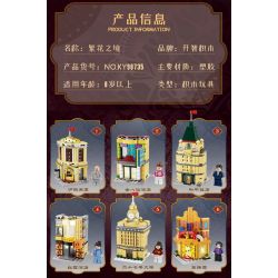 Kazi KY98735 98735 VÙNG ĐẤT HOA 6 LOẠI TÒA NHÀ THƯƠNG MẠI HULIAN KHÁCH SẠN GOLDEN EIGHT IMMORTALS HÒA BÌNH HONGLU SỐ 27 VƯỜN ZHIZHEN bộ đồ chơi xếp lắp ráp ghép mô hình Movie & Game Phim Và Trò Chơi 1015 khối