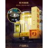 Kazi KY98735 98735 VÙNG ĐẤT HOA 6 LOẠI TÒA NHÀ THƯƠNG MẠI HULIAN KHÁCH SẠN GOLDEN EIGHT IMMORTALS HÒA BÌNH HONGLU SỐ 27 VƯỜN ZHIZHEN bộ đồ chơi xếp lắp ráp ghép mô hình Movie & Game Phim Và Trò Chơi 1015 khối